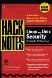 HACKNOTES Linux and Unix Security Portable Reference by Nitesh Dhanjani