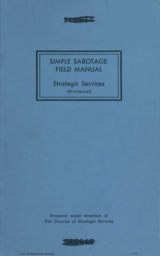 Simple Sabotage Field Manual by United States Office of Strategic Services