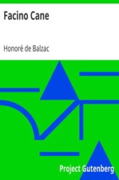 Facino Cane by Honore de Balzac