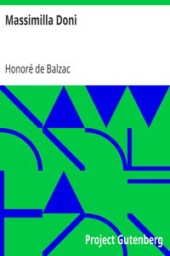 Massimilla Doni by Honore de Balzac