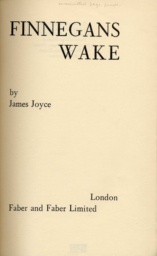 Finnegans Wake by James Joyce