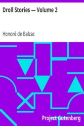 Droll Stories, Volume 2 by Honore de Balzac