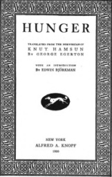 Hunger by Knut Hamsun