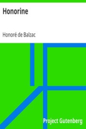 Honorine by Honore de Balzac