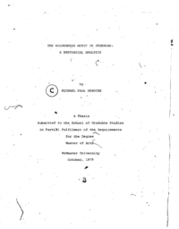 The Wilderness Motif in Jeremiah: A Rhetorical Analysis by Michael Paul DeRoche