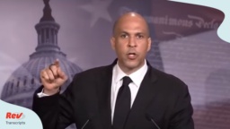 Senate Floor Speech 3/31 by Cory Booker